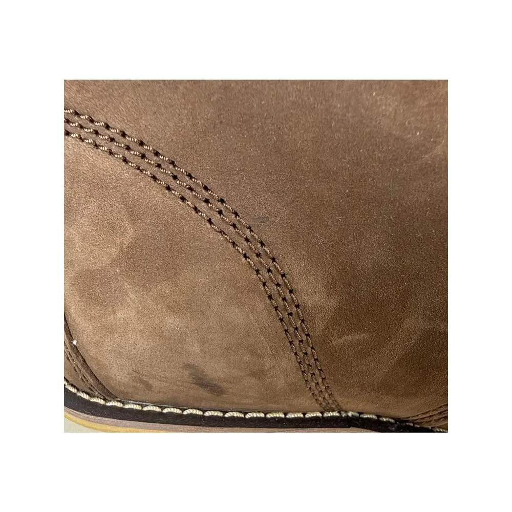 Carhartt Work Boot‎ Mens 12 Brown Nubuck Leather Soft Moc Toe FW6072